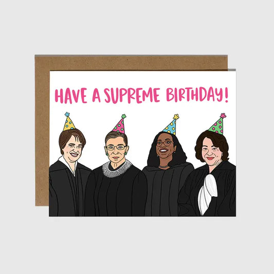 Supreme Court Justices Birthday Card Brittany Paige