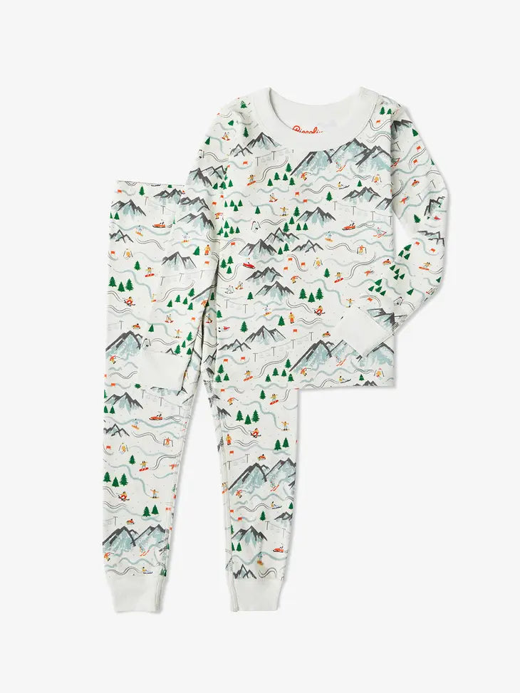 Piccolina Kids Pajamas Snow Sports The Druzy Rose