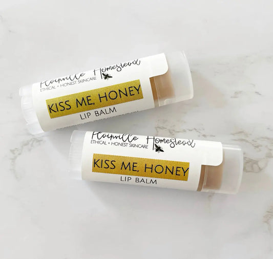 Organic Lip Balm - Kiss Me Honey Plainville Homestead