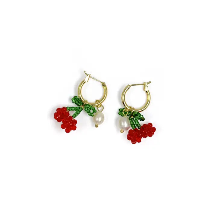 Amalfi Fruit Earrings The Druzy Rose