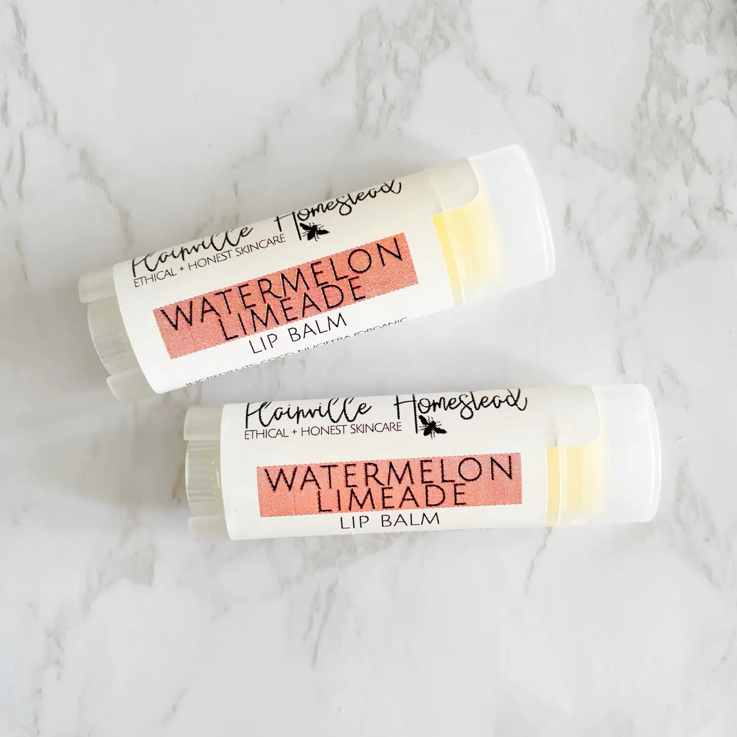 Organic Lip Balm - Watermelon Limeade The Druzy Rose