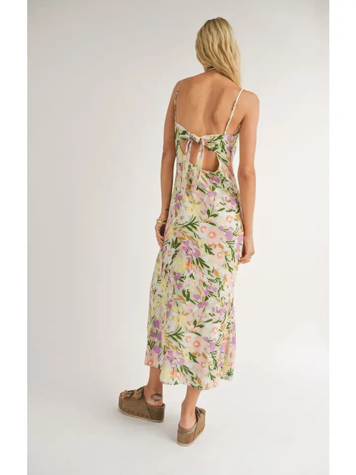 Flower Field Midi Dress: Mint Multi Sadie & Sage