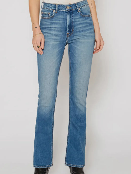 Celine High Rise Boot Cut Jeans No End Denim