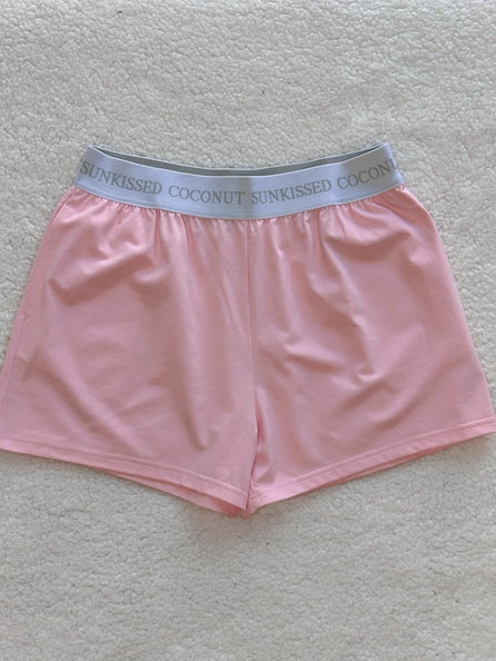 Basic Watercolor Shorts Sunkissed Coconut