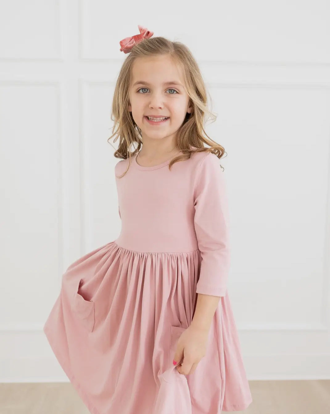 Girls Pocket Twirl Dress Mila and Rose