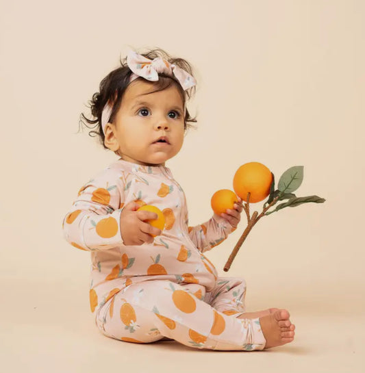 Freshly Squeezed Bamboo Convertible Baby Pajamas Emerson & Friends