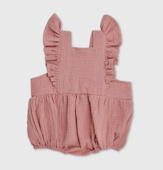 Kids Flutter Sleeve Romper The Druzy Rose