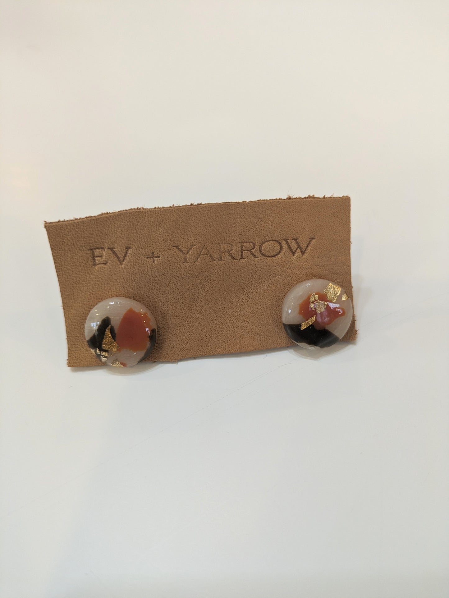 ev + yarrow stud earrings EV + YARROW