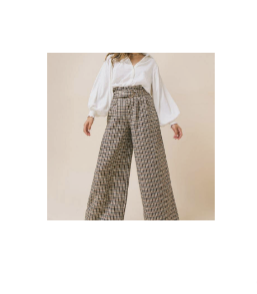 Tweed wide leg pant The Druzy Rose