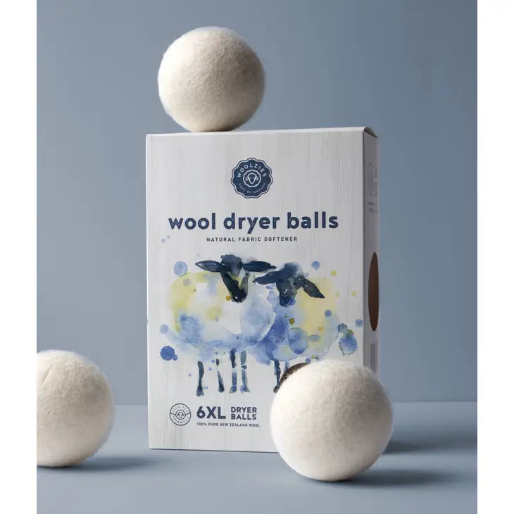 Wool Dryer Balls - Set of 6 Woolzies