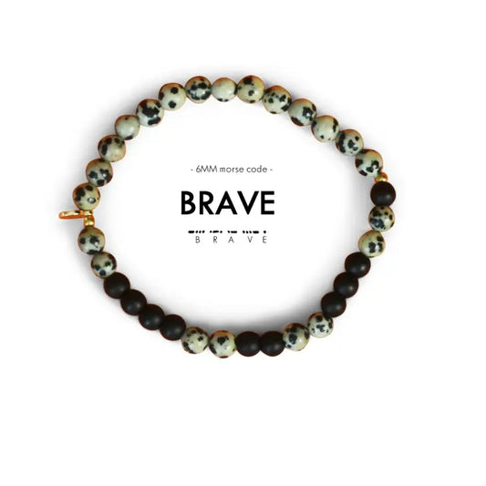 Extra-Large Morse Code Bracelet | Brave Ethic Goods