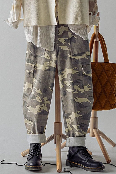 Army Camo Cargo Pants Urban Daizy