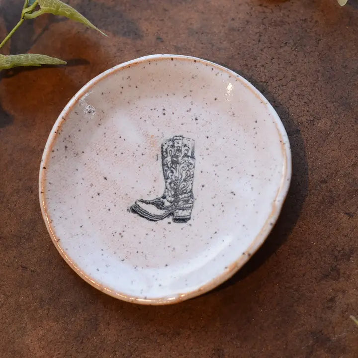Mini Plate - Cowboy Boot Mud & Maker
