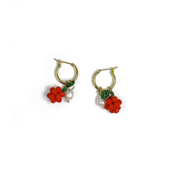 Amalfi Fruit Earrings The Druzy Rose