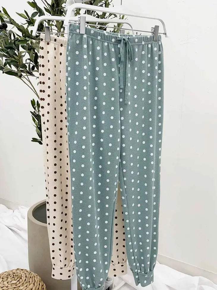 POLKA DOT LOUNGE PANTS Blu Pepper