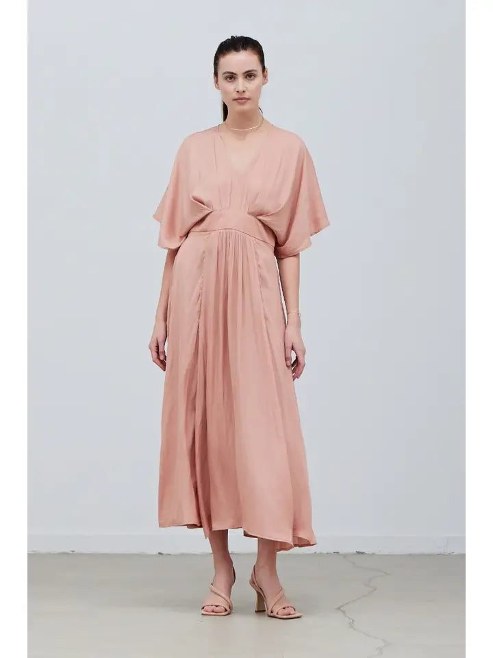 Kimono Sleeve Maxi Dress Grade & Gather