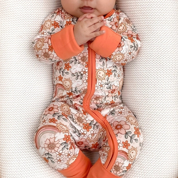 Colorful Bamboo Baby Pajamas millie + roo