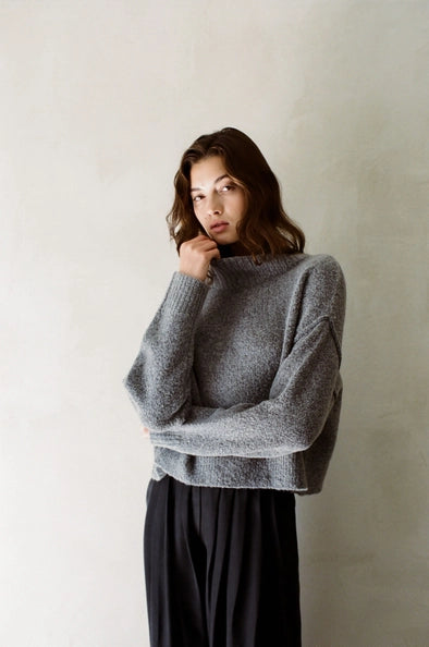 Kylie Sweater Pullover Grey By Together