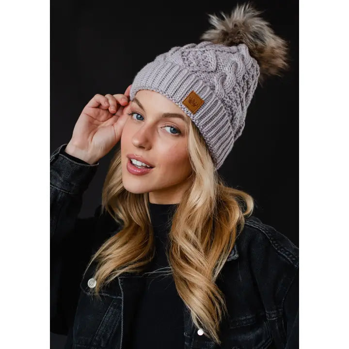 Knit Pom Hat Panache Apparel Co.