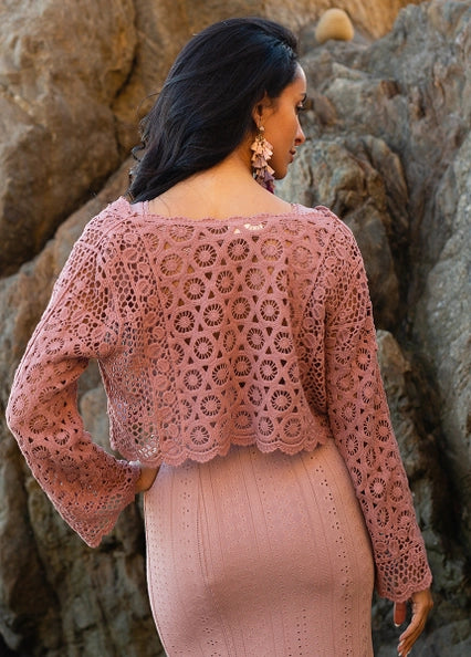 Women's Iyla Top in Dusty Orchid Joyfolie