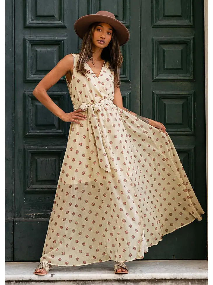 Mariam Dress in Floral Dot Joyfolie