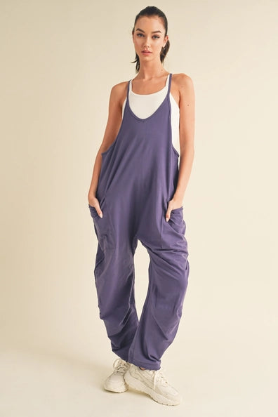 Purple Soft & Comfy Jumpsuit KIMBERLY C