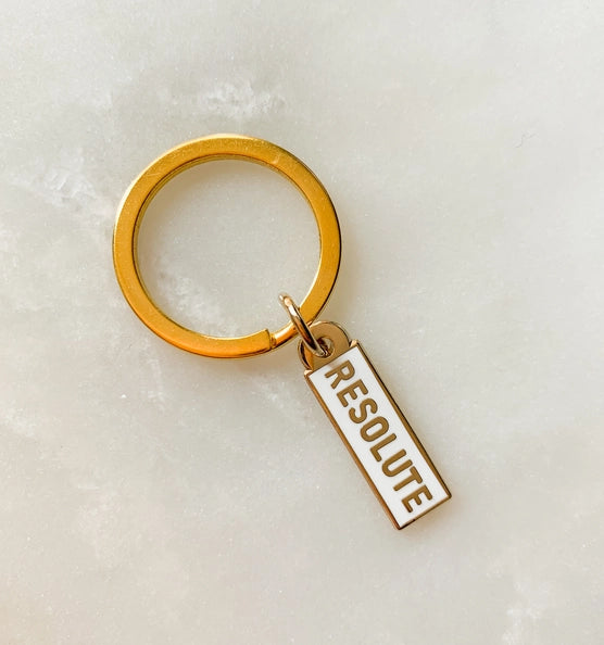 Resolute Keychain The Druzy Rose