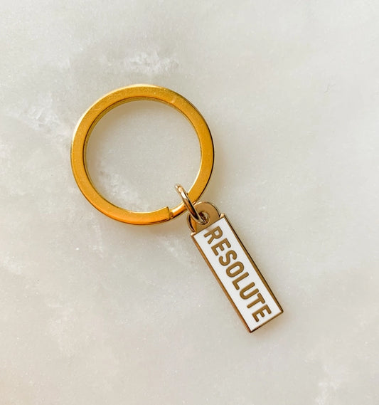 Resolute Keychain The Druzy Rose