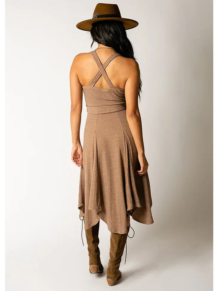 Lyna Dress in Heather Tan Joyfolie