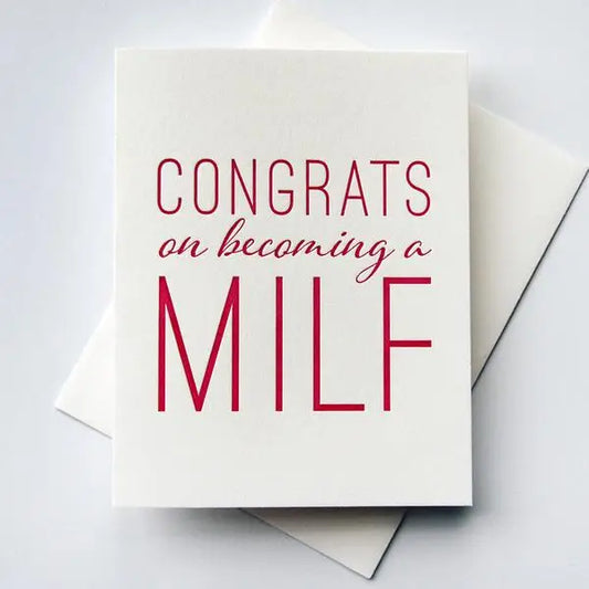 New Mom- MILF Card The Druzy Rose