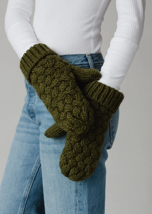 Cable Knit Mittens Panache Apparel Co.