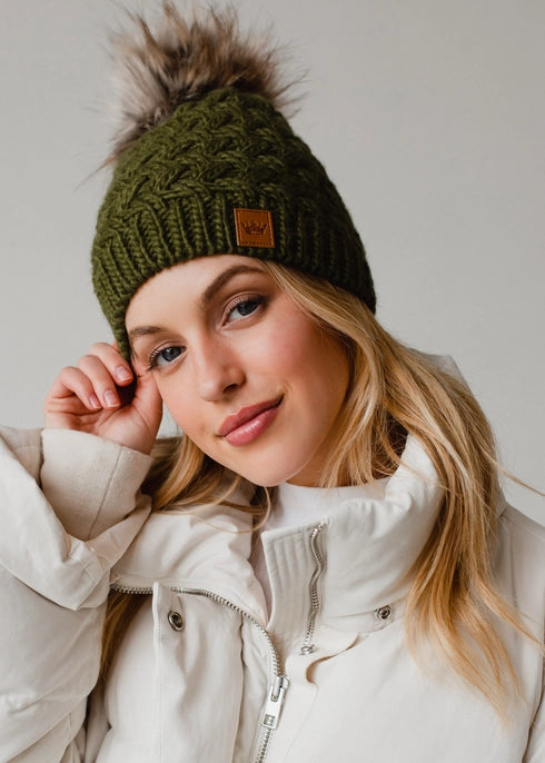 Knit Pom Hat Panache Apparel Co.