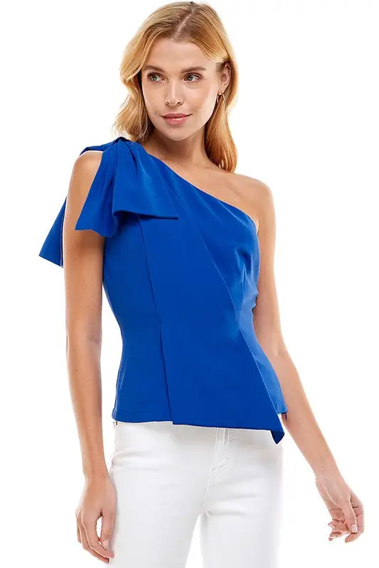 One Shoulder Asymmetrical Top TCEC