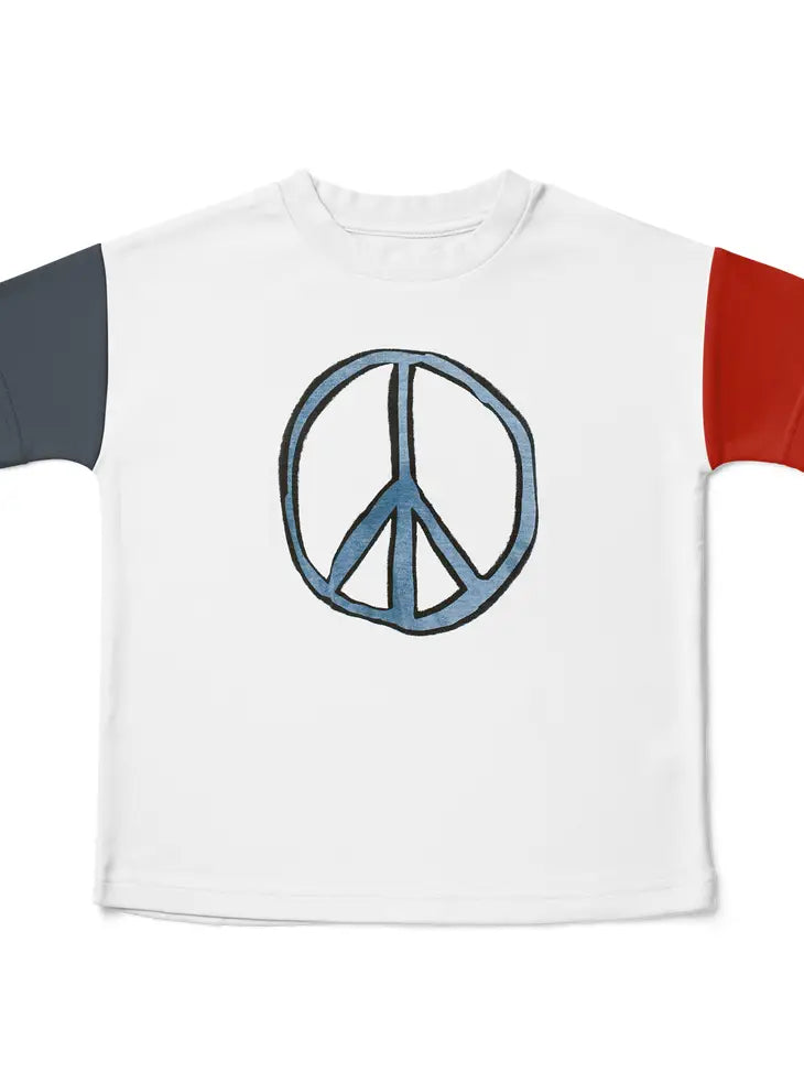 Bamboo + Organic Cotton T-shirt - Peace goumikids