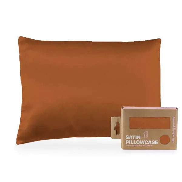 ECO-FRIENDLY Pkgd- Single SATIN PILLOWCASE- Standard/ Queen Morning Glamour