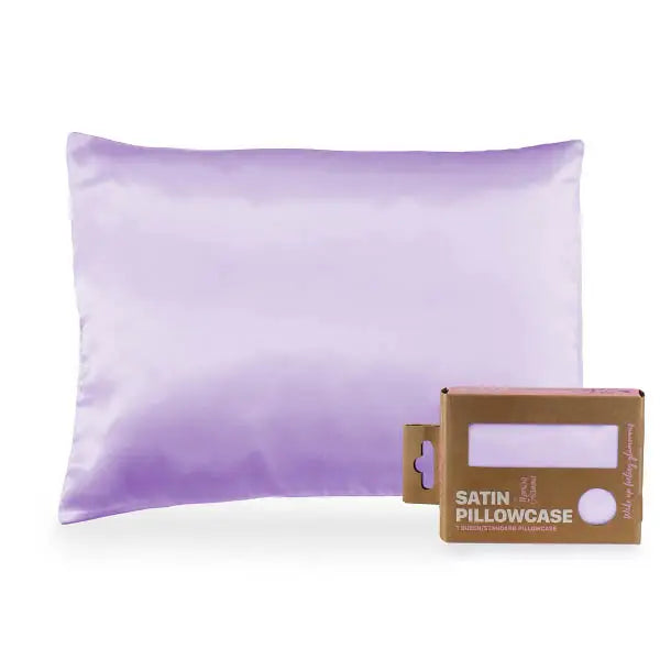 ECO-FRIENDLY Pkgd- Single SATIN PILLOWCASE- Standard/ Queen Morning Glamour