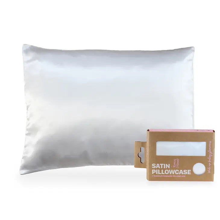 ECO-FRIENDLY Pkgd- Single SATIN PILLOWCASE- Standard/ Queen Morning Glamour