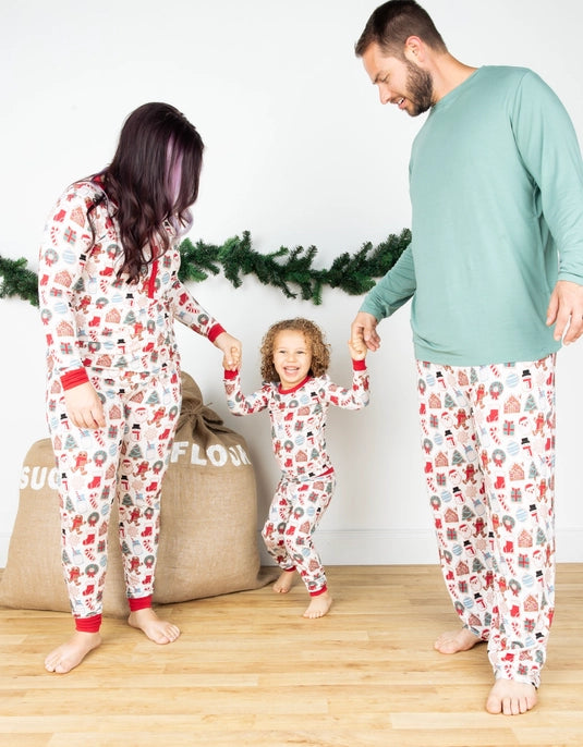 Adult Holiday Family PJs Emerson & Friends