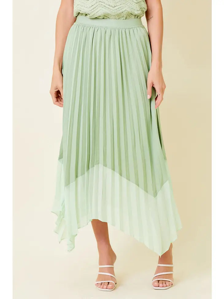 Pleat Skirt Mint Mystree