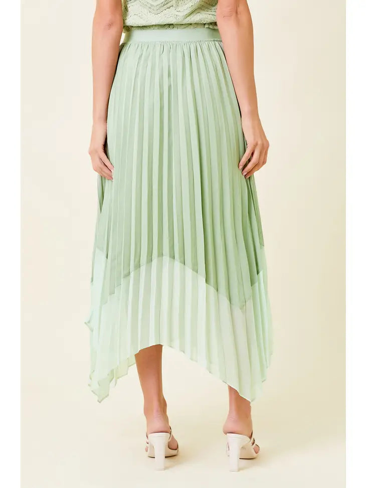 Pleat Skirt Mint Mystree