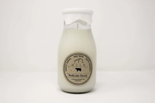 Milk Bottle Candle Milk Reclamation Barn