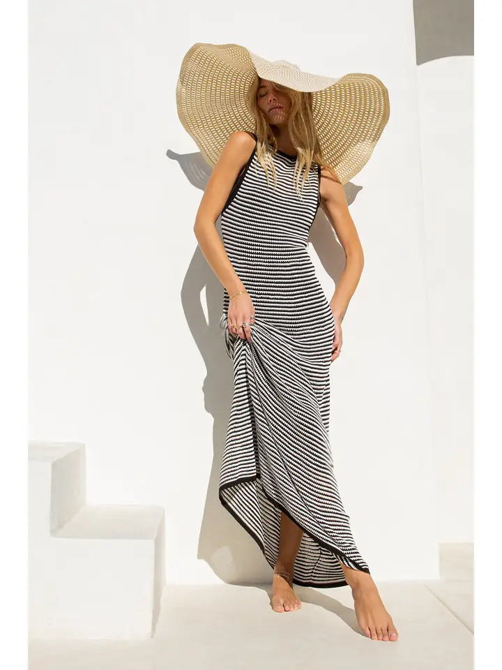 Striped Maxi Dress Whiteroom+Cactus