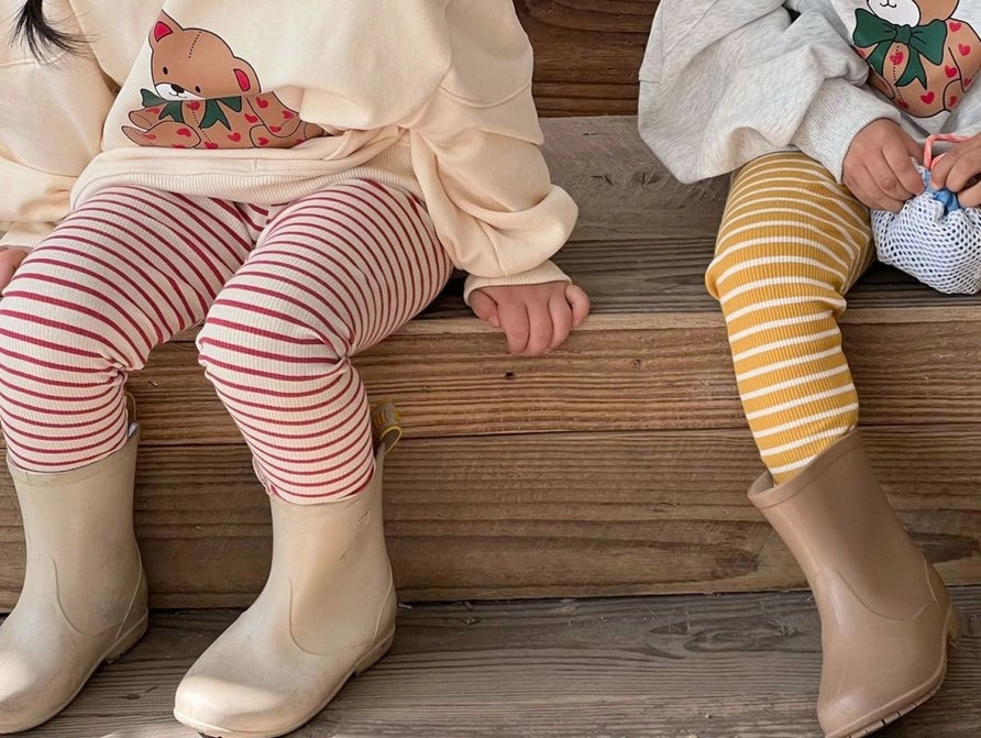 Annie & Charles® Legging red/stripes Annie & Charles®