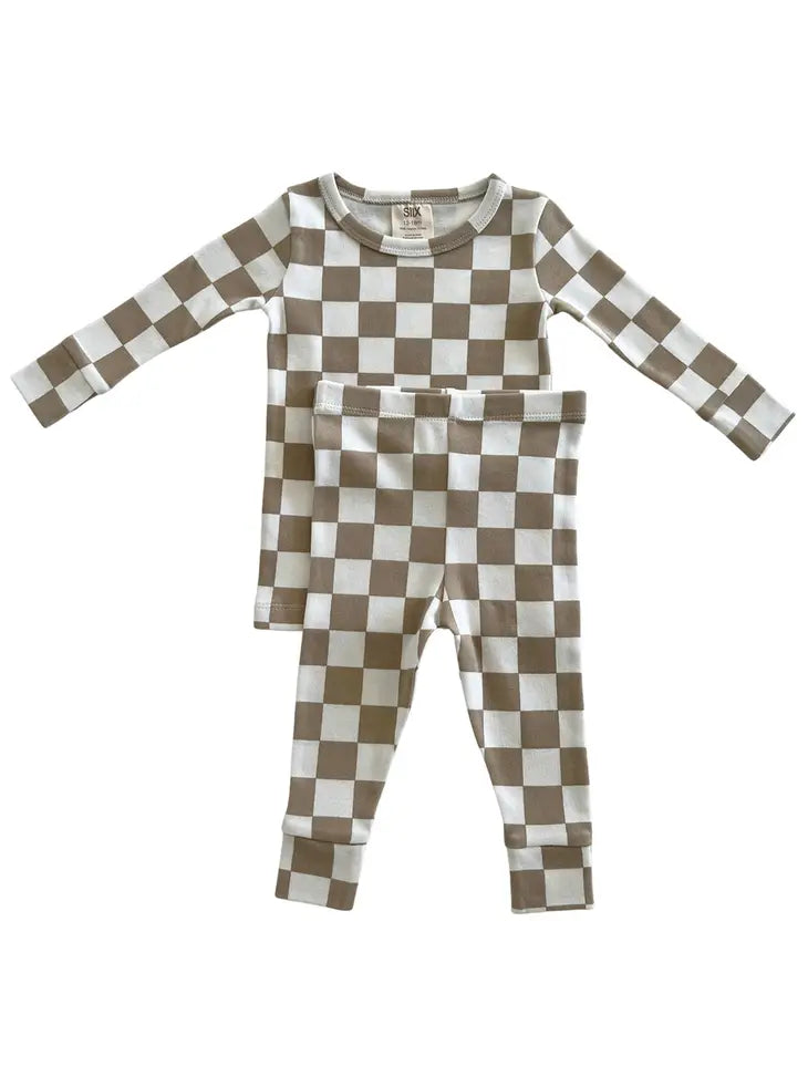 Checkerboard / Organic 2-Piece Set SIIX