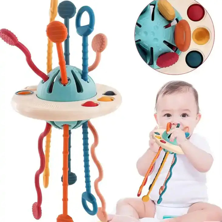 UFO Pull String Activity 123 Baby Box