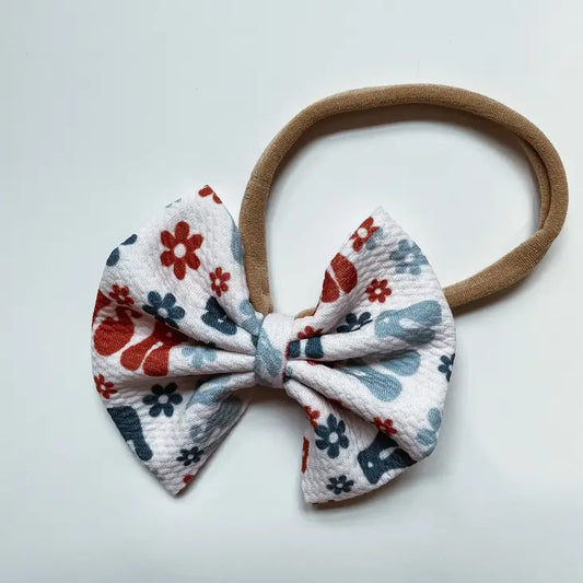 Retro USA Baby Bow Headband Boho + Babe