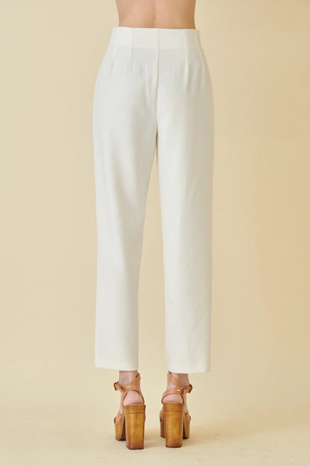 TRENDY HIGH WAISTED ANKLE LENGTH TROUSERS Urban Daizy