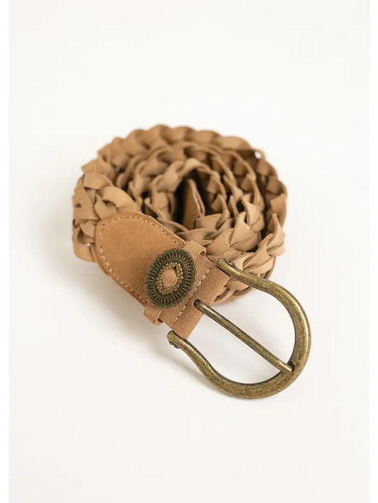 Winslow Braided Leather belt Joyfolie