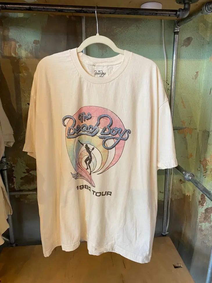 The Beach Boys Tie Dye Classic Off White One Size Tee LivyLu