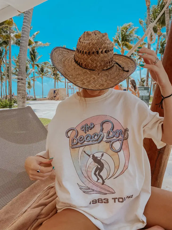 The Beach Boys Tie Dye Classic Off White One Size Tee LivyLu